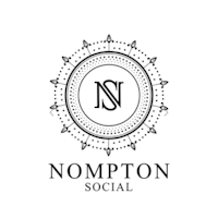 the logo for nompton social
