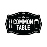 the common table logo on a black background